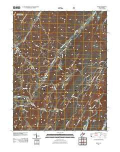 Mozer West Virginia Historical topographic map, 1:24000 scale, 7.5 X 7.5 Minute, Year 2011