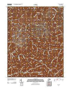 Mud West Virginia Historical topographic map, 1:24000 scale, 7.5 X 7.5 Minute, Year 2011