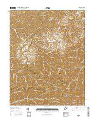 Mud West Virginia Historical topographic map, 1:24000 scale, 7.5 X 7.5 Minute, Year 2014