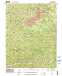 Mud West Virginia Historical topographic map, 1:24000 scale, 7.5 X 7.5 Minute, Year 1996