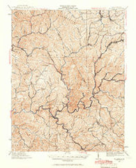 Mullens West Virginia Historical topographic map, 1:62500 scale, 15 X 15 Minute, Year 1925
