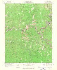 Mullens West Virginia Historical topographic map, 1:24000 scale, 7.5 X 7.5 Minute, Year 1967