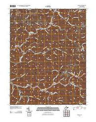 Myrtle West Virginia Historical topographic map, 1:24000 scale, 7.5 X 7.5 Minute, Year 2010