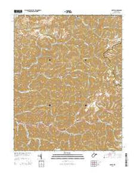 Myrtle West Virginia Historical topographic map, 1:24000 scale, 7.5 X 7.5 Minute, Year 2014