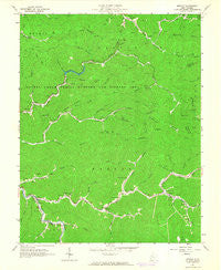 Myrtle West Virginia Historical topographic map, 1:24000 scale, 7.5 X 7.5 Minute, Year 1963