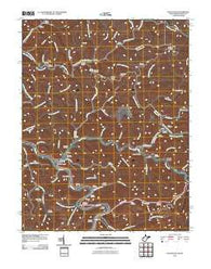 Naugatuck West Virginia Historical topographic map, 1:24000 scale, 7.5 X 7.5 Minute, Year 2010