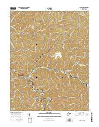 Naugatuck West Virginia Current topographic map, 1:24000 scale, 7.5 X 7.5 Minute, Year 2016