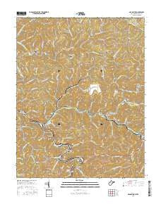 Naugatuck West Virginia Current topographic map, 1:24000 scale, 7.5 X 7.5 Minute, Year 2016