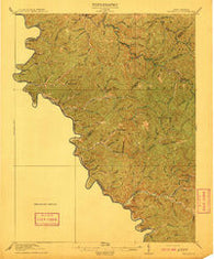Naugatuck West Virginia Historical topographic map, 1:62500 scale, 15 X 15 Minute, Year 1912