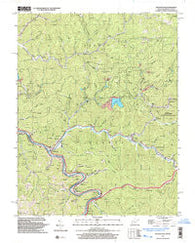 Naugatuck West Virginia Historical topographic map, 1:24000 scale, 7.5 X 7.5 Minute, Year 1997