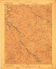 Naugatuck West Virginia Historical topographic map, 1:62500 scale, 15 X 15 Minute, Year 1917