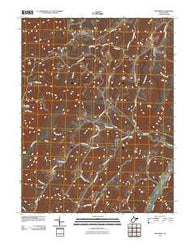 Needmore West Virginia Historical topographic map, 1:24000 scale, 7.5 X 7.5 Minute, Year 2011