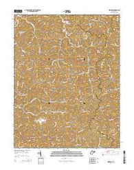 Nestlow West Virginia Historical topographic map, 1:24000 scale, 7.5 X 7.5 Minute, Year 2014
