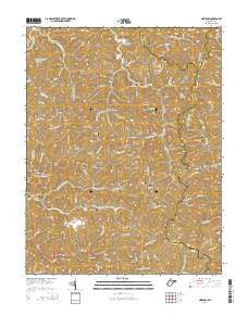Nestlow West Virginia Historical topographic map, 1:24000 scale, 7.5 X 7.5 Minute, Year 2014