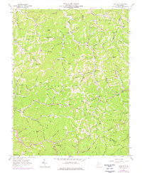 Nestlow West Virginia Historical topographic map, 1:24000 scale, 7.5 X 7.5 Minute, Year 1962