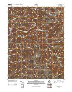 Nestorville West Virginia Historical topographic map, 1:24000 scale, 7.5 X 7.5 Minute, Year 2011