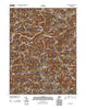 Nestorville West Virginia Historical topographic map, 1:24000 scale, 7.5 X 7.5 Minute, Year 2011