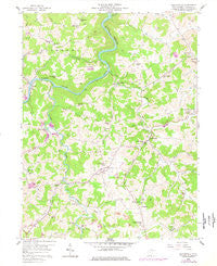 Nestorville West Virginia Historical topographic map, 1:24000 scale, 7.5 X 7.5 Minute, Year 1958