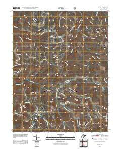 Nettie West Virginia Historical topographic map, 1:24000 scale, 7.5 X 7.5 Minute, Year 2011