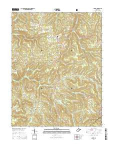 Nettie West Virginia Historical topographic map, 1:24000 scale, 7.5 X 7.5 Minute, Year 2014