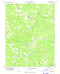 Nettie West Virginia Historical topographic map, 1:24000 scale, 7.5 X 7.5 Minute, Year 1972