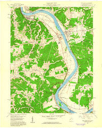 New Haven West Virginia Historical topographic map, 1:24000 scale, 7.5 X 7.5 Minute, Year 1958