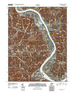 New Haven West Virginia Historical topographic map, 1:24000 scale, 7.5 X 7.5 Minute, Year 2011