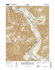 New Haven West Virginia Historical topographic map, 1:24000 scale, 7.5 X 7.5 Minute, Year 2014