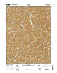New Milton West Virginia Current topographic map, 1:24000 scale, 7.5 X 7.5 Minute, Year 2016