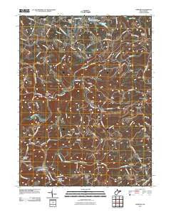 Newburg West Virginia Historical topographic map, 1:24000 scale, 7.5 X 7.5 Minute, Year 2011