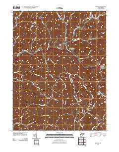 Newton West Virginia Historical topographic map, 1:24000 scale, 7.5 X 7.5 Minute, Year 2011