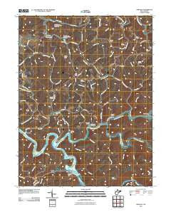Newville West Virginia Historical topographic map, 1:24000 scale, 7.5 X 7.5 Minute, Year 2010