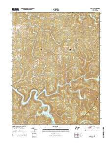 Newville West Virginia Historical topographic map, 1:24000 scale, 7.5 X 7.5 Minute, Year 2014