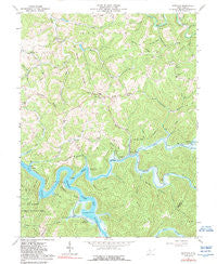 Newville West Virginia Historical topographic map, 1:24000 scale, 7.5 X 7.5 Minute, Year 1967