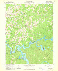 Newville West Virginia Historical topographic map, 1:24000 scale, 7.5 X 7.5 Minute, Year 1967