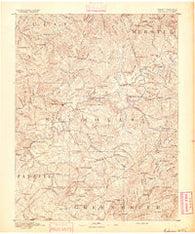 Nicholas West Virginia Historical topographic map, 1:125000 scale, 30 X 30 Minute, Year 1891