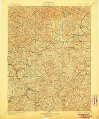 Nicholas West Virginia Historical topographic map, 1:125000 scale, 30 X 30 Minute, Year 1901