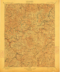 Nicholas West Virginia Historical topographic map, 1:125000 scale, 30 X 30 Minute, Year 1901