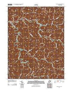 Normantown West Virginia Historical topographic map, 1:24000 scale, 7.5 X 7.5 Minute, Year 2011