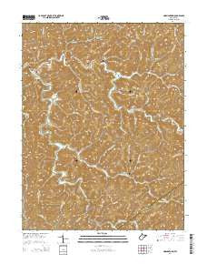 Normantown West Virginia Historical topographic map, 1:24000 scale, 7.5 X 7.5 Minute, Year 2014