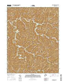 Normantown West Virginia Current topographic map, 1:24000 scale, 7.5 X 7.5 Minute, Year 2016