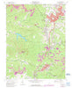 Oak Hill West Virginia Historical topographic map, 1:24000 scale, 7.5 X 7.5 Minute, Year 1969