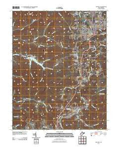 Oak Hill West Virginia Historical topographic map, 1:24000 scale, 7.5 X 7.5 Minute, Year 2011