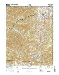 Oak Hill West Virginia Historical topographic map, 1:24000 scale, 7.5 X 7.5 Minute, Year 2014