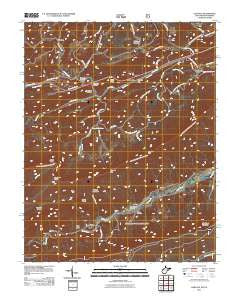 Oakvale West Virginia Historical topographic map, 1:24000 scale, 7.5 X 7.5 Minute, Year 2011