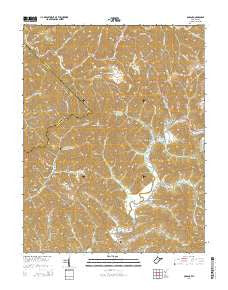 Oceana West Virginia Historical topographic map, 1:24000 scale, 7.5 X 7.5 Minute, Year 2014