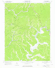 Oceana West Virginia Historical topographic map, 1:24000 scale, 7.5 X 7.5 Minute, Year 1968
