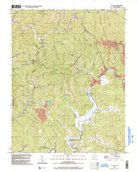 Oceana West Virginia Historical topographic map, 1:24000 scale, 7.5 X 7.5 Minute, Year 1996