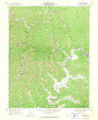 Oceana West Virginia Historical topographic map, 1:24000 scale, 7.5 X 7.5 Minute, Year 1968