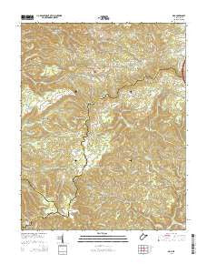 Odd West Virginia Historical topographic map, 1:24000 scale, 7.5 X 7.5 Minute, Year 2014